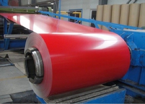 China RAL-Farbe beschichtete Aluminiumspule mit Polyester-beschichtender Schlagzähigkeit ≥9J fournisseur