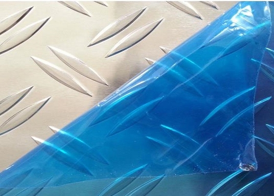 China Mahlen Sie Ende Diamond Metal Sheet 3003 Aluminiumblatt der spulen-5052 6061 mit PVC-PET Film fournisseur
