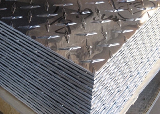 China 5052 5083 5754 Aluminium-Kontrolleur-Blatt/Aluminiumschritt-Platte für Anhänger Decking-Platte fournisseur