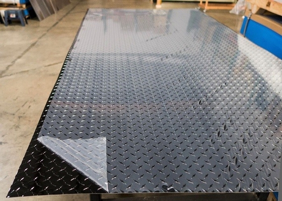 China Aluminium-Blatt ASTM B209-10 5052, Aluminiumquadrat-Platten-Blatt mit einem Seiten-PVC fournisseur