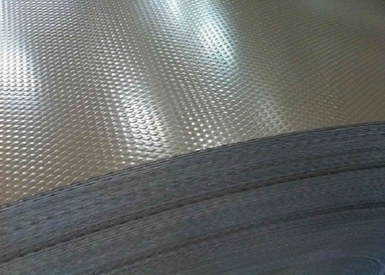 China Prägte Aluminiumstuck 1100 Blatt-Aluminiumbodenplatte mit Zeiger-Entwurf fournisseur