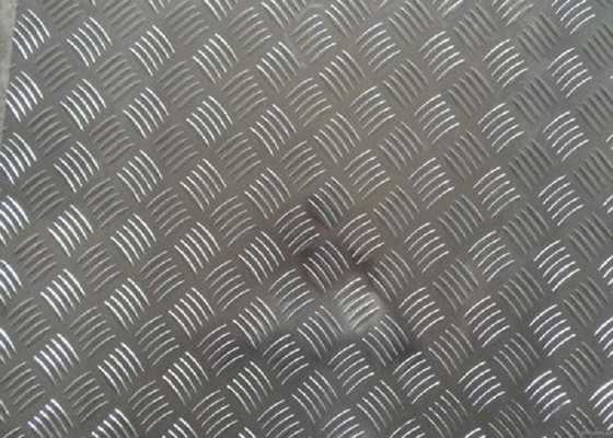 China 3003 Stangen-Diamant-Warzenblech-Blatt der Treppen-Schritt-Platten-fünf für den Fußboden fournisseur